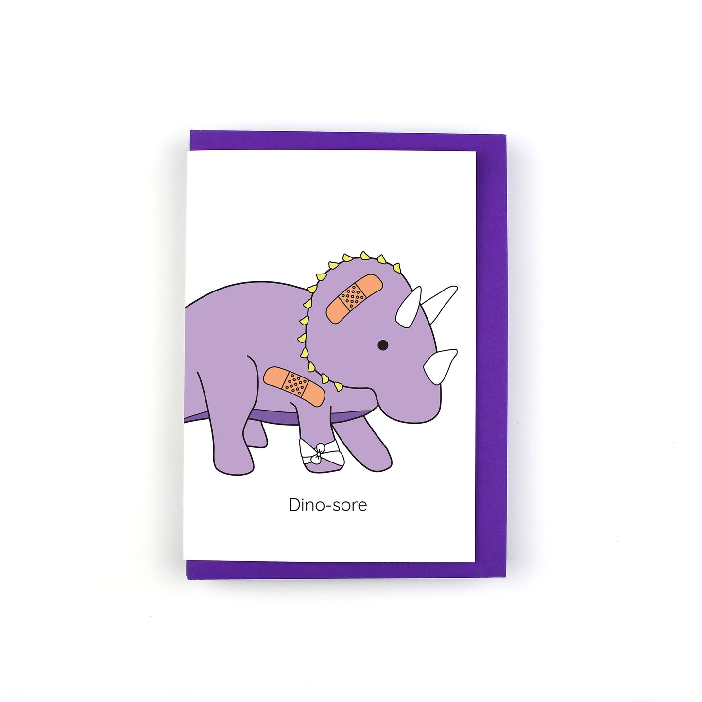 Dino-Sore Dinosaur Greeting Card