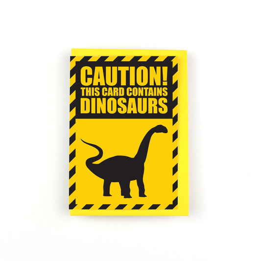 Caution card - vulcanodon