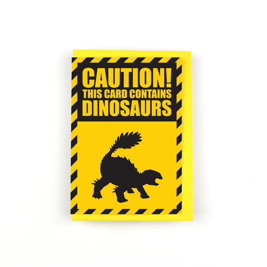 Caution card - stegouros