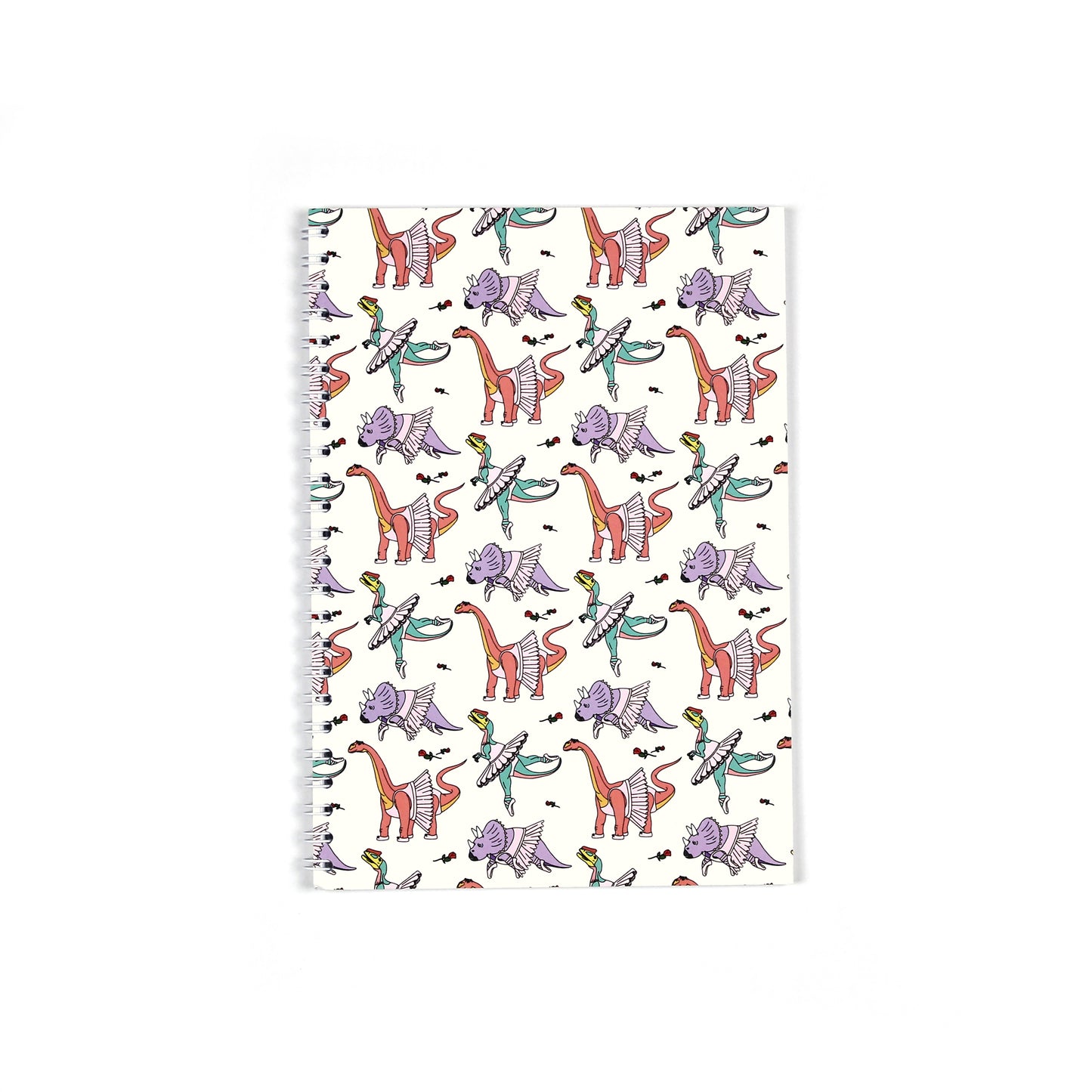 Ballet Dinosaur Spiral Notebook