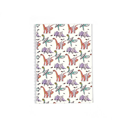 Ballet Dinosaur Spiral Notebook