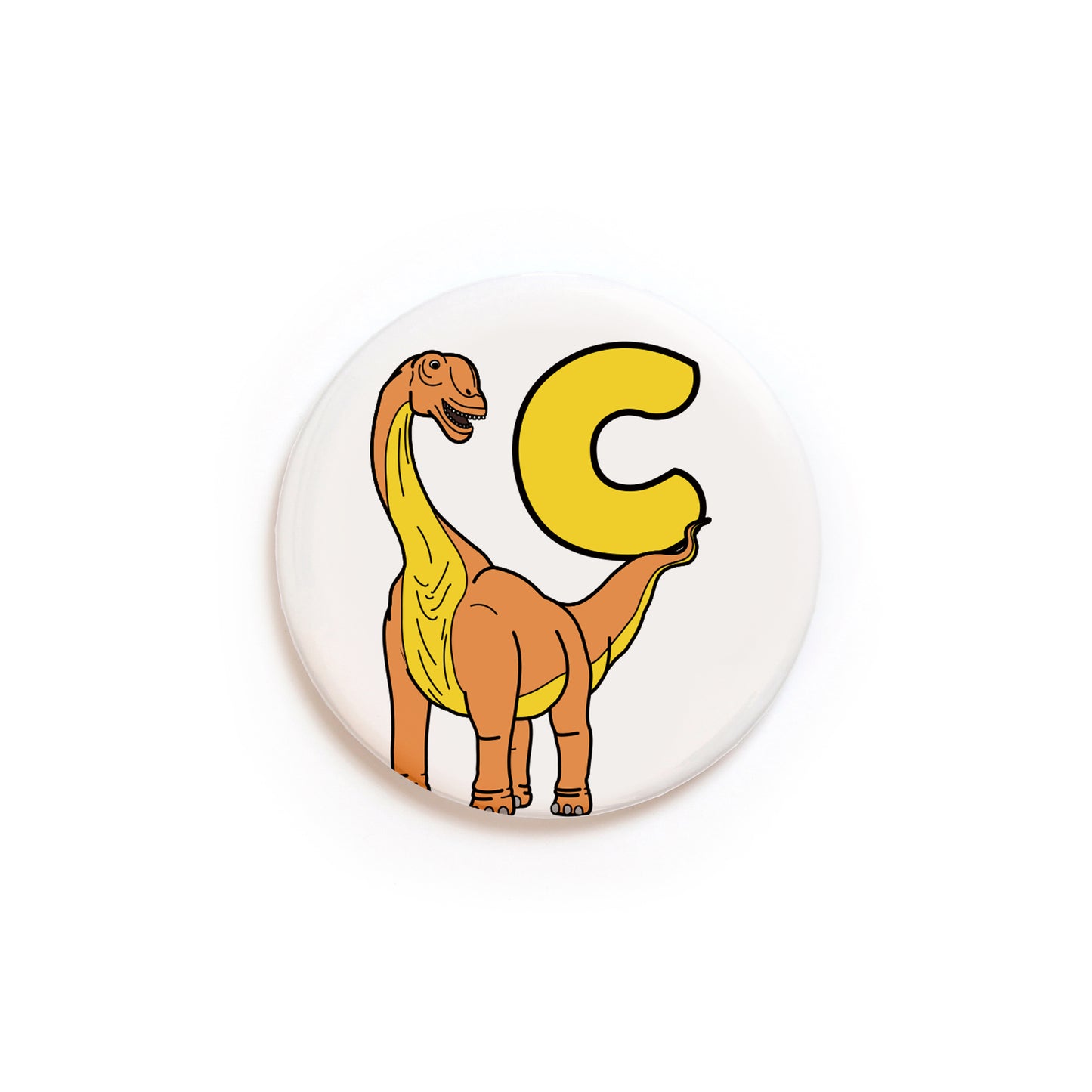 Dinosaur Alphabet C Greeting Card