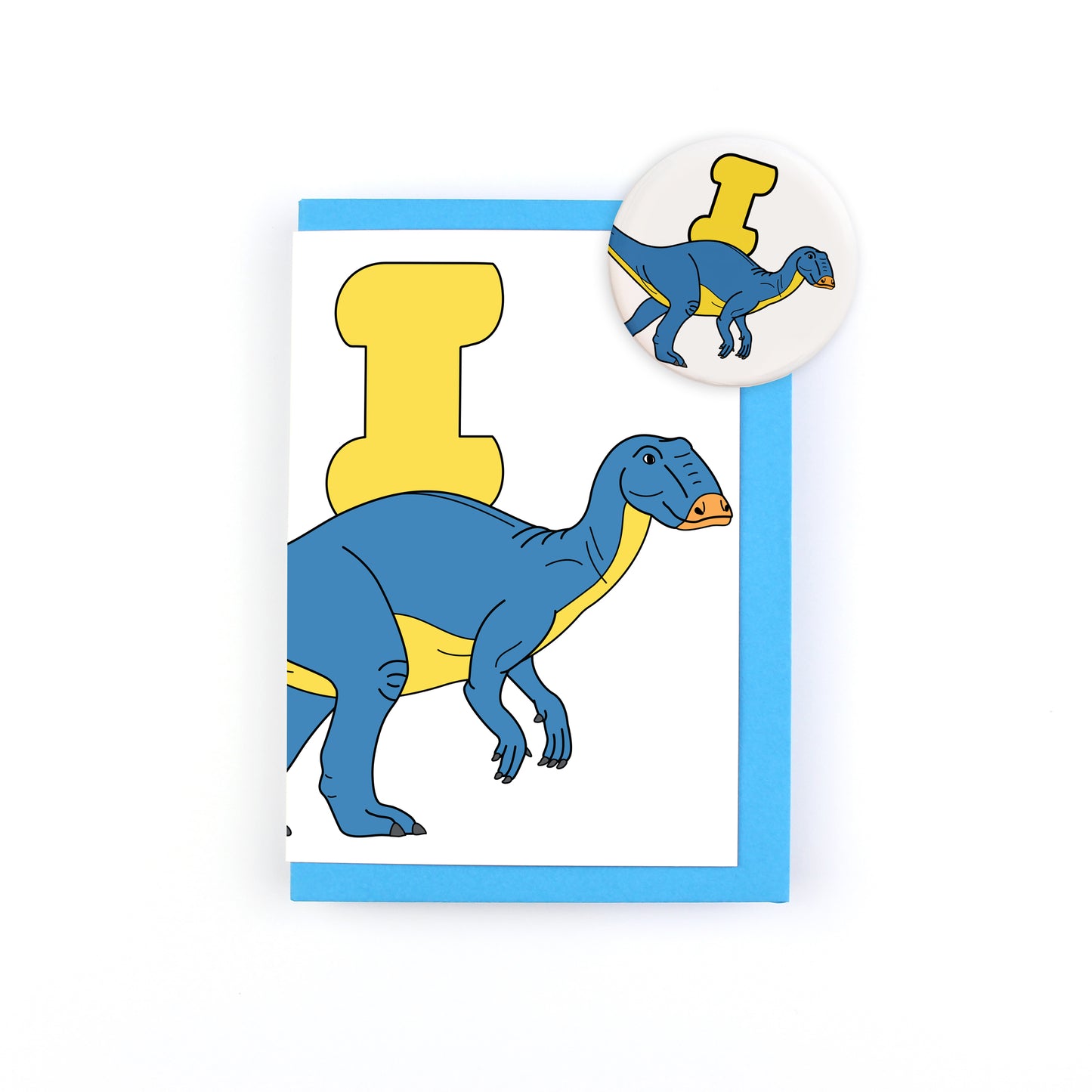Dinosaur Alphabet I Greeting Card