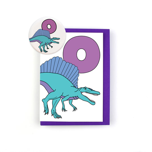 Dinosaur Alphabet O Greeting Card
