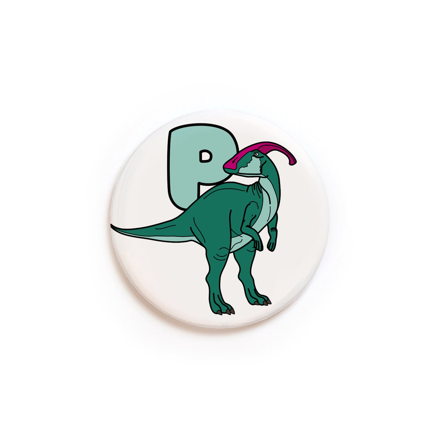 Dinosaur Alphabet P Greeting Card