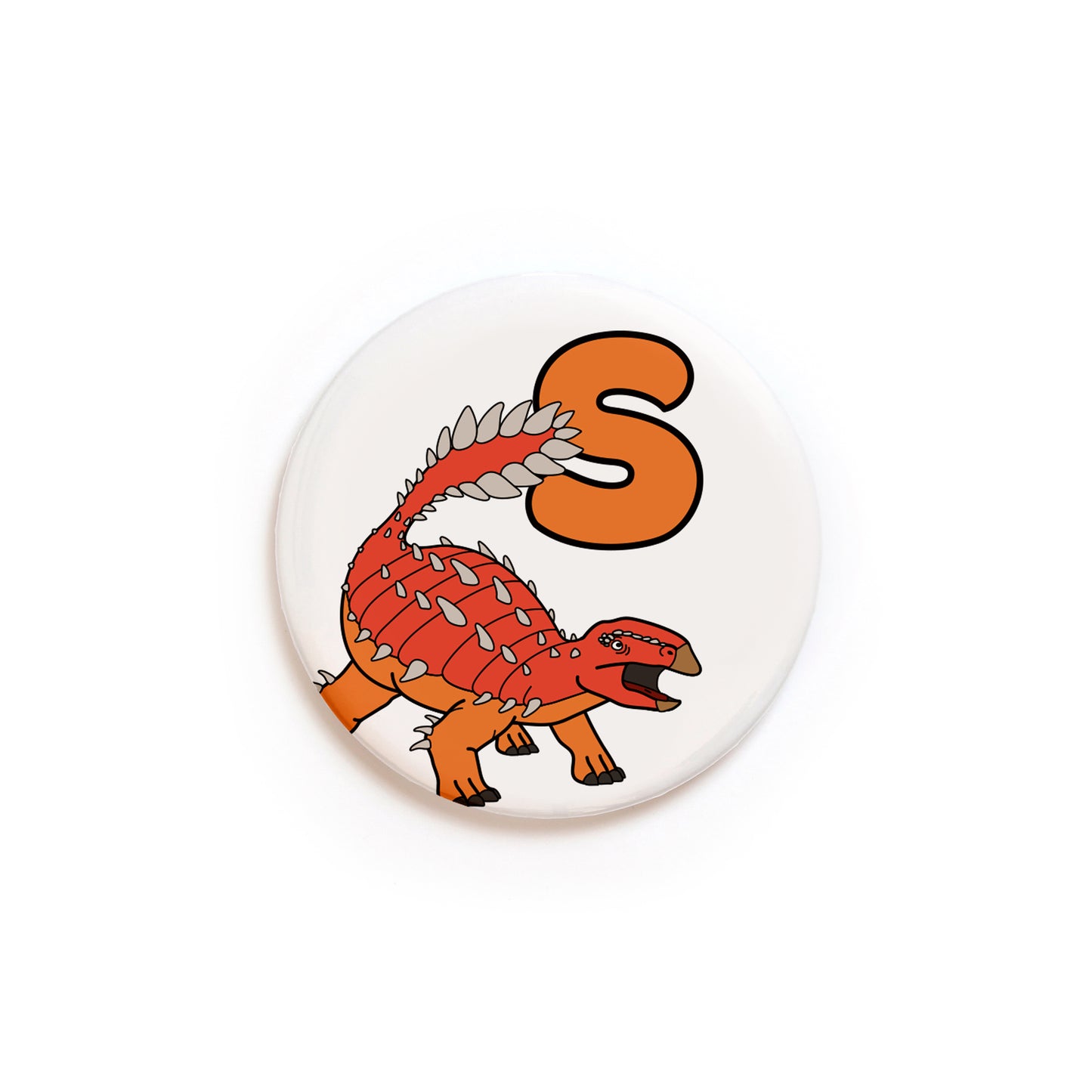 Dinosaur Alphabet S Greeting Card