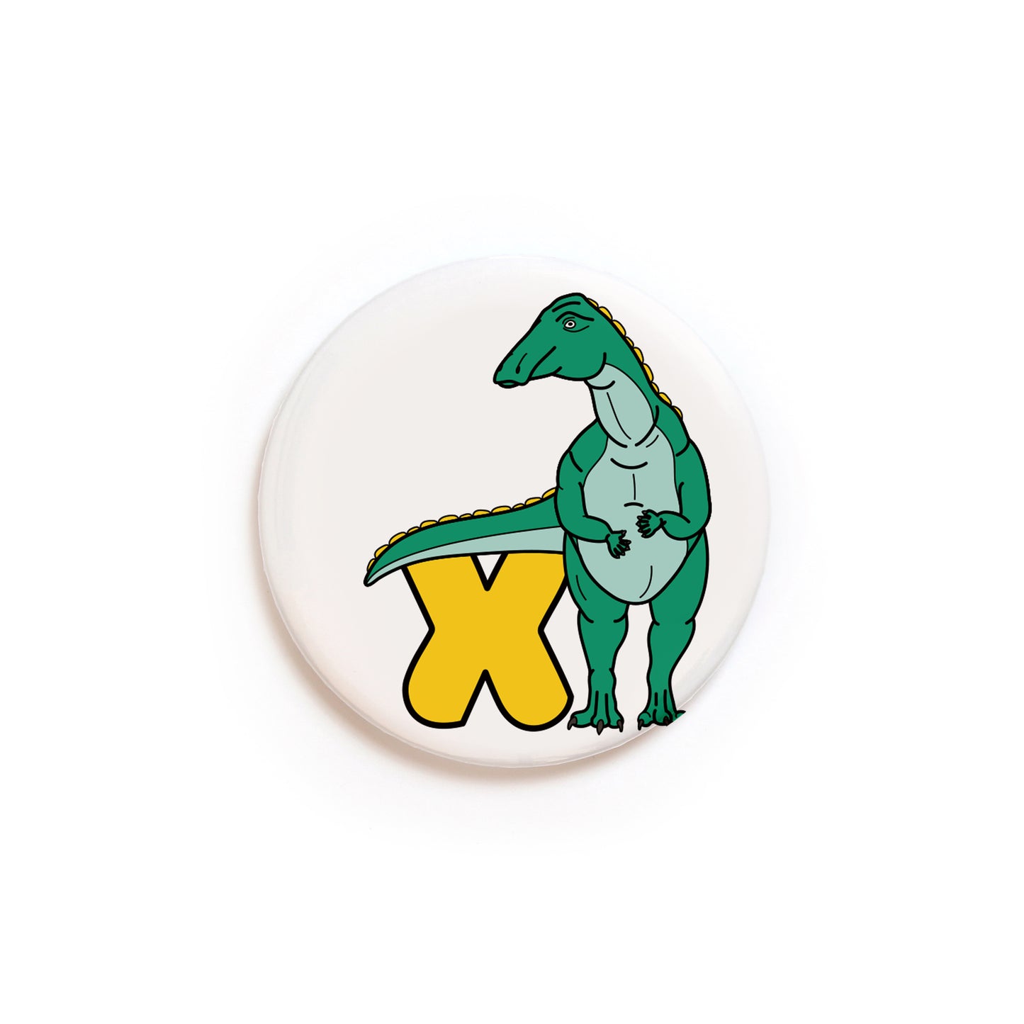 Dinosaur Alphabet X Greeting Card