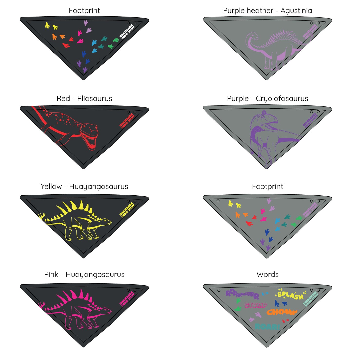 SUPER SECONDS - Dinosaur Bandana Baby Bib