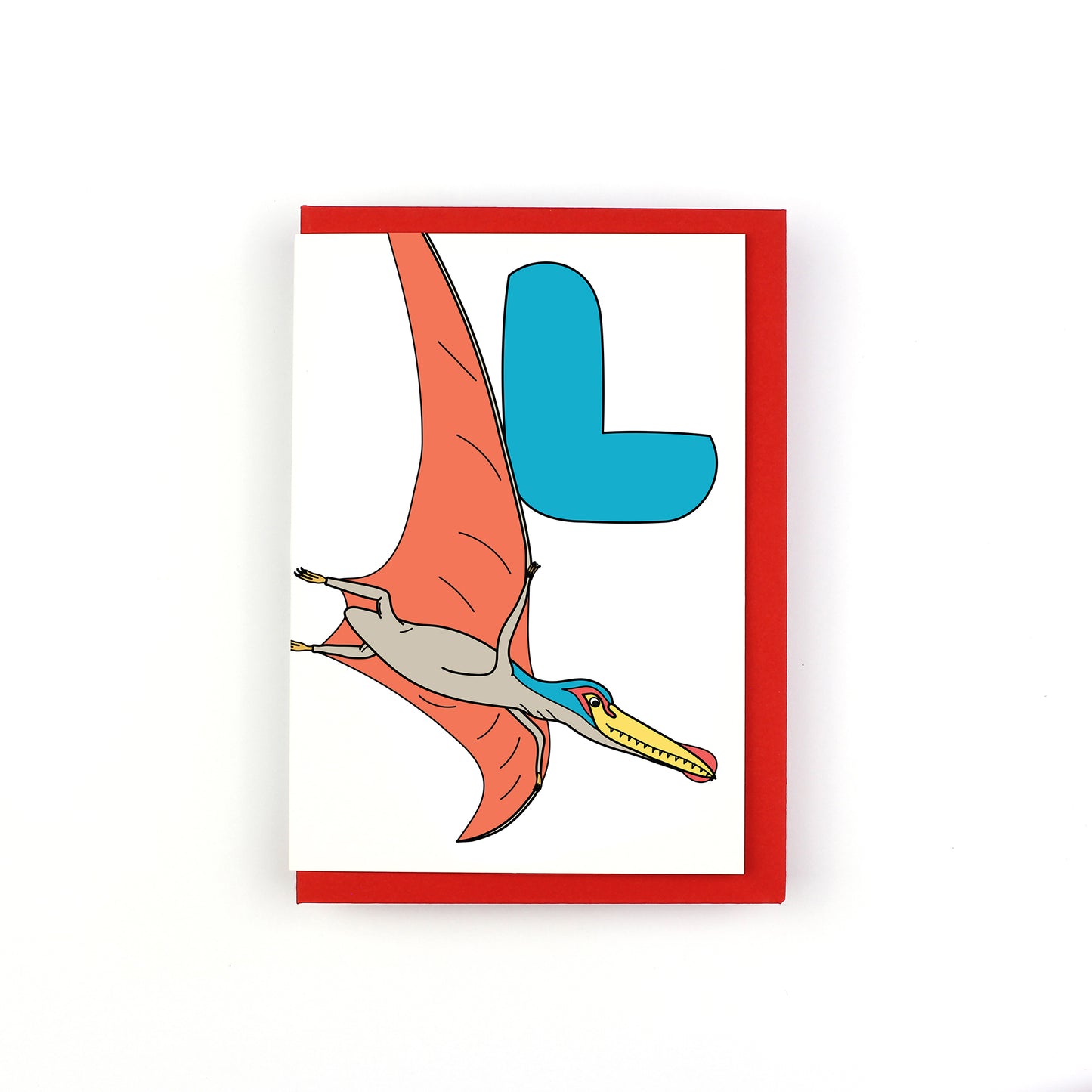 Dinosaur Alphabet L Greeting Card