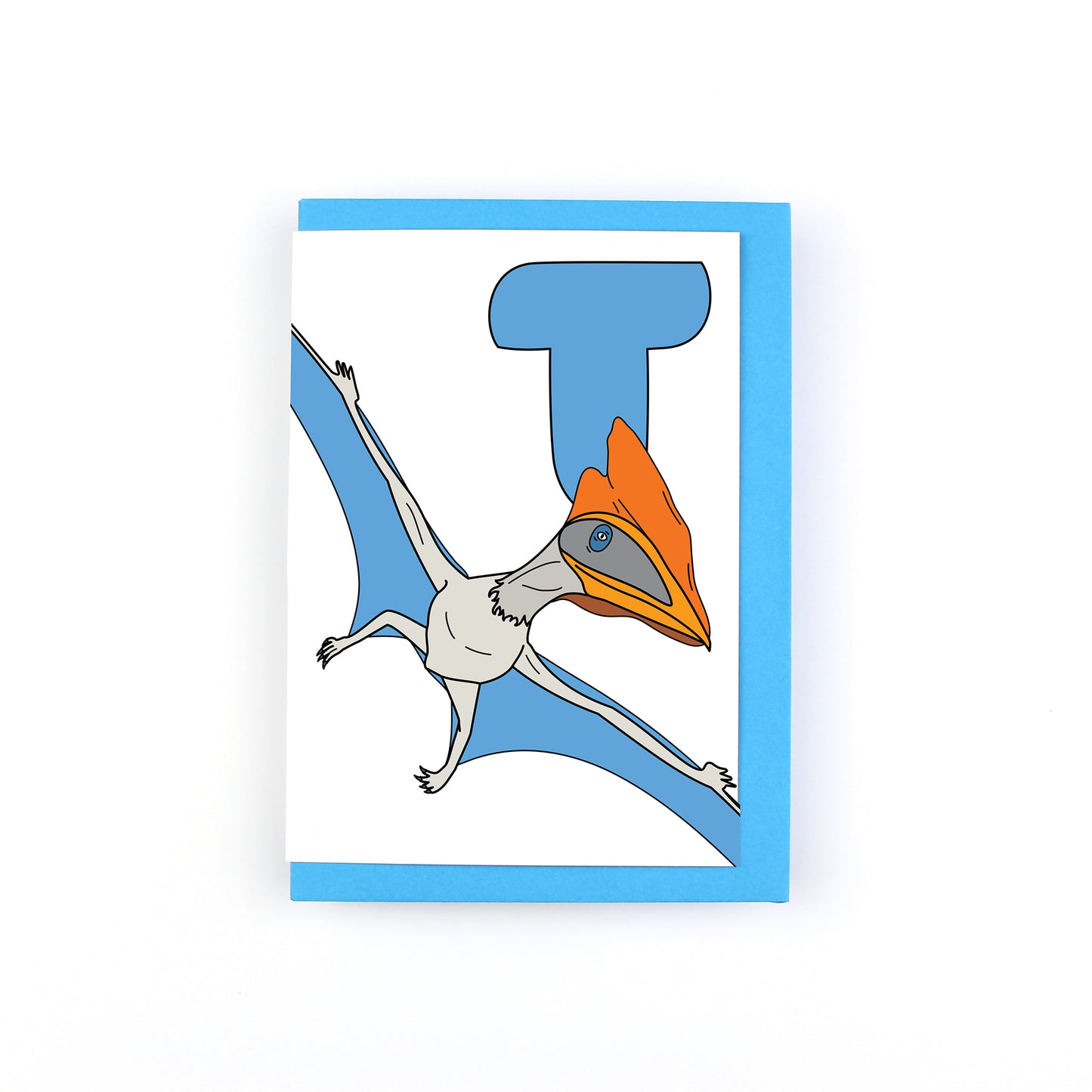 Dinosaur Alphabet T Greeting Card