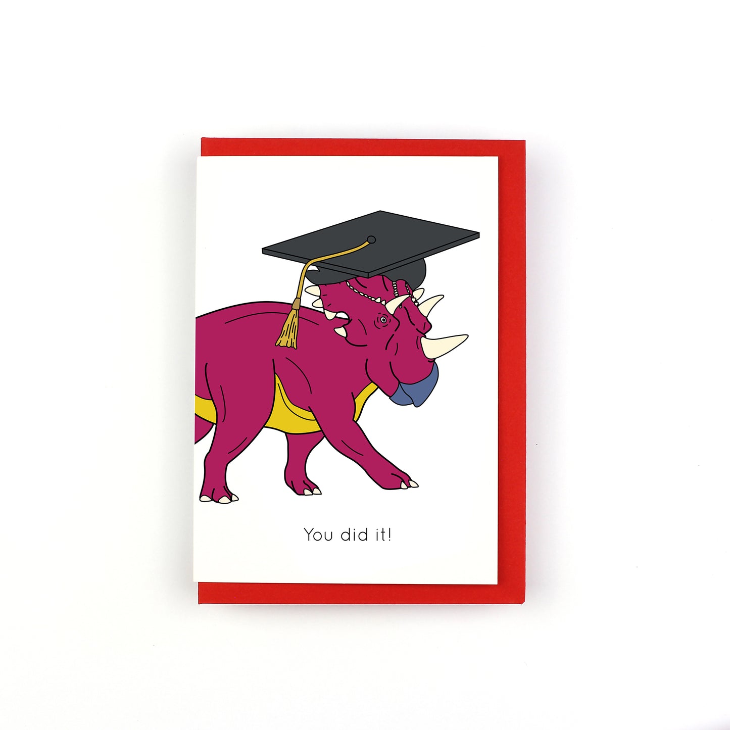 You Did It Dinosaur Greeting Card