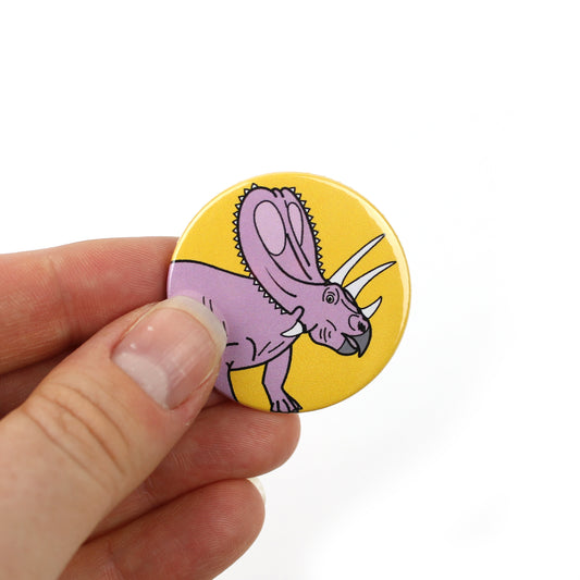 Titanoceratops Dinosaur Badge