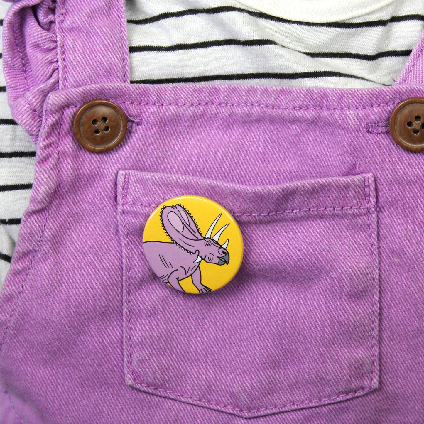 Titanoceratops Dinosaur Badge