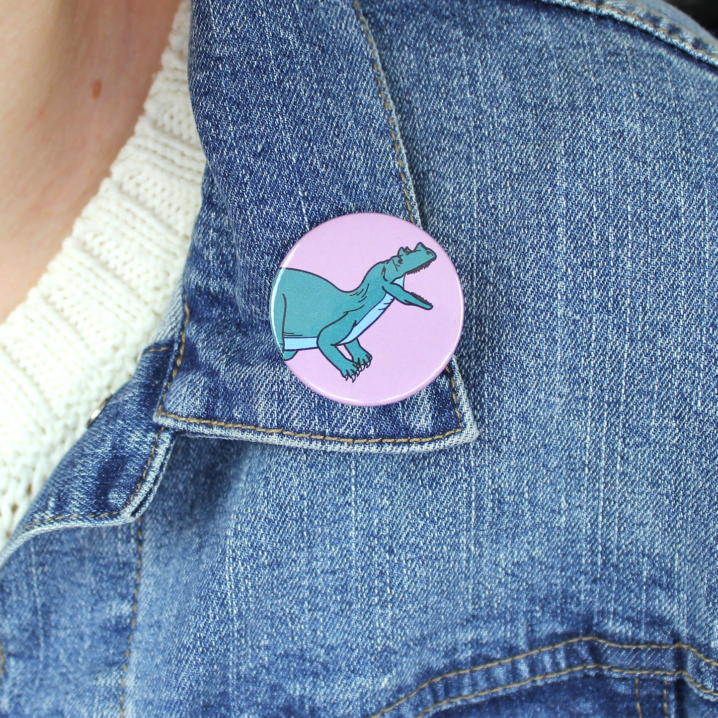 Ceratosaurus Dinosaur Badge