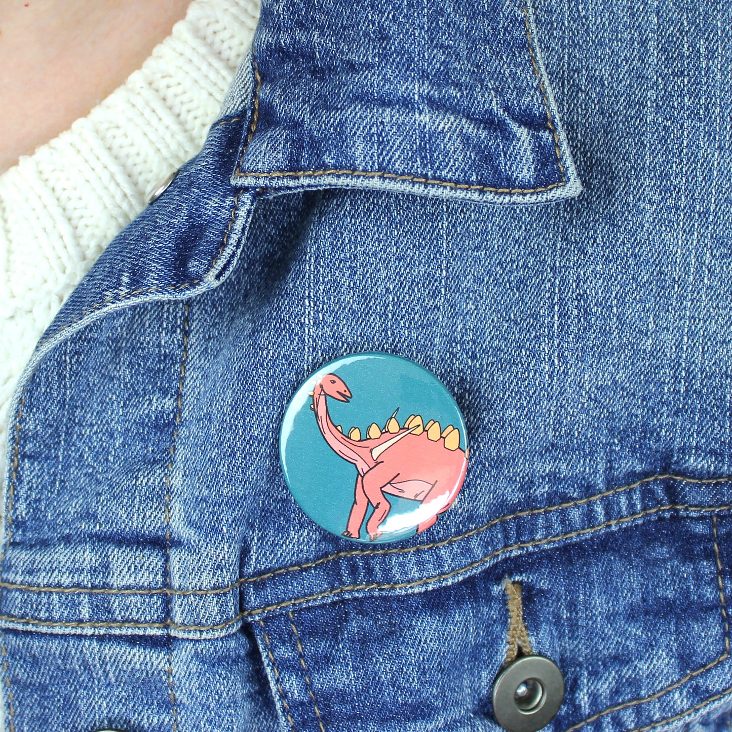 Miragaia Dinosaur Badge