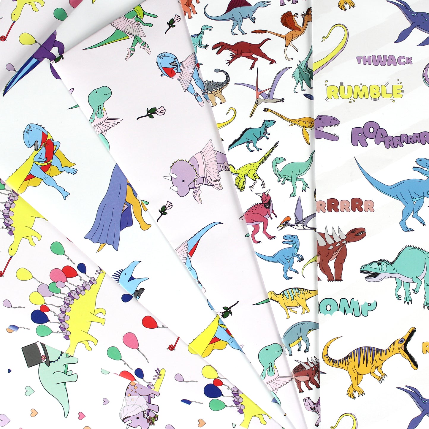 Dinosaur Wrapping paper bundle