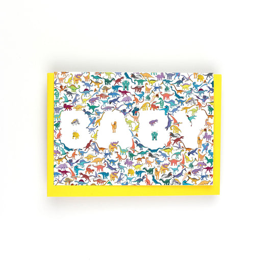 BABY Dinosaur Greeting Card