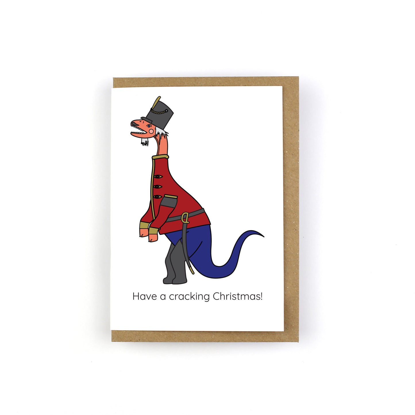 Have A Cracking Christmas Dinosaur Christmas Greeting Card
