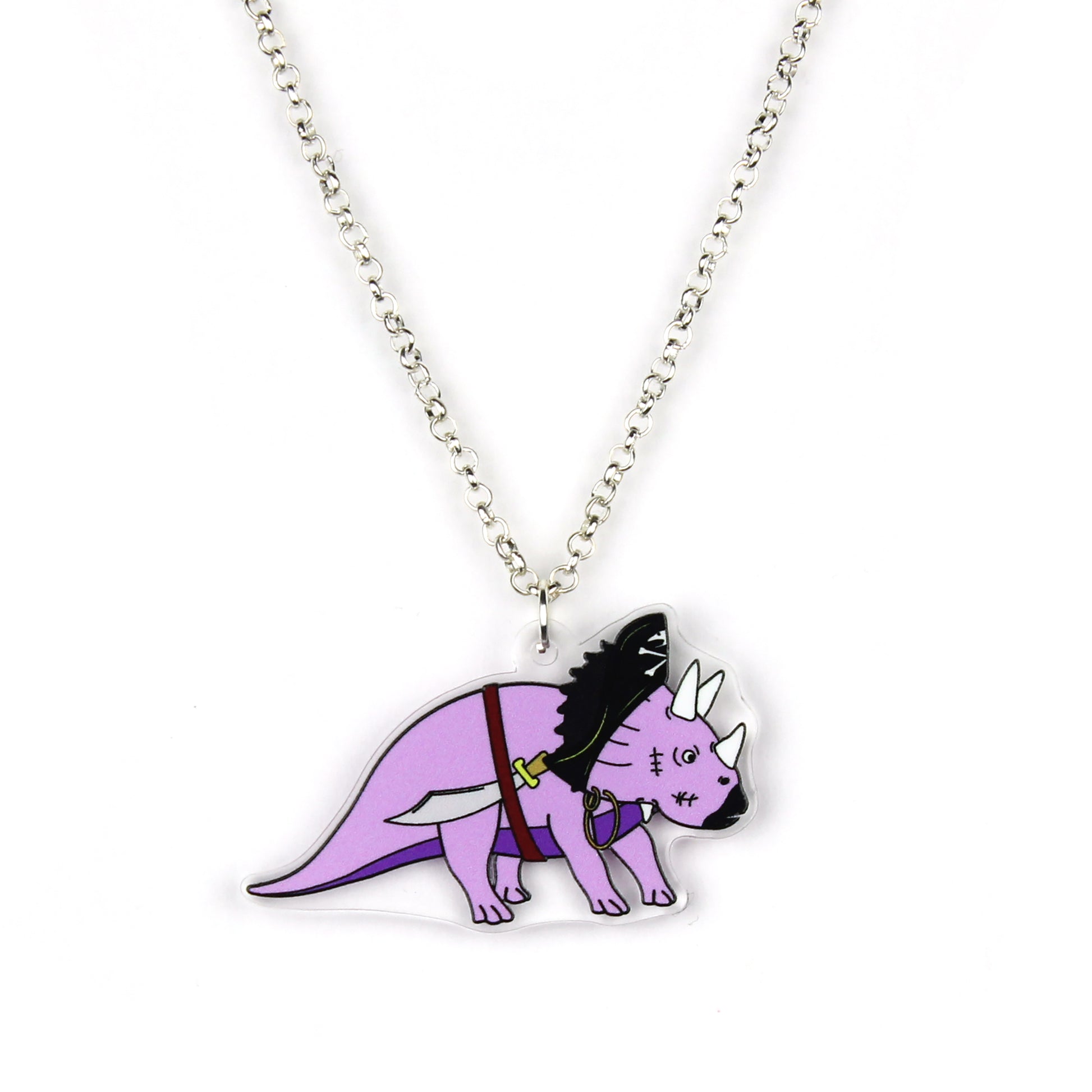Pirate Dinosaur Necklace