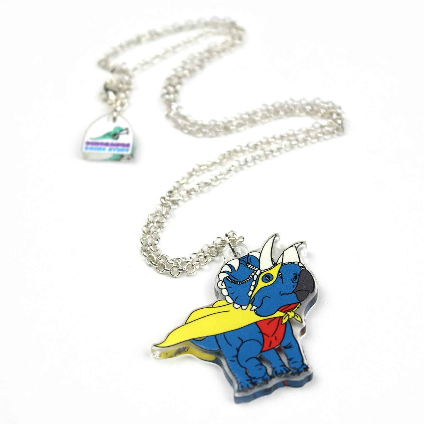 Superhero Dinosaur Necklace