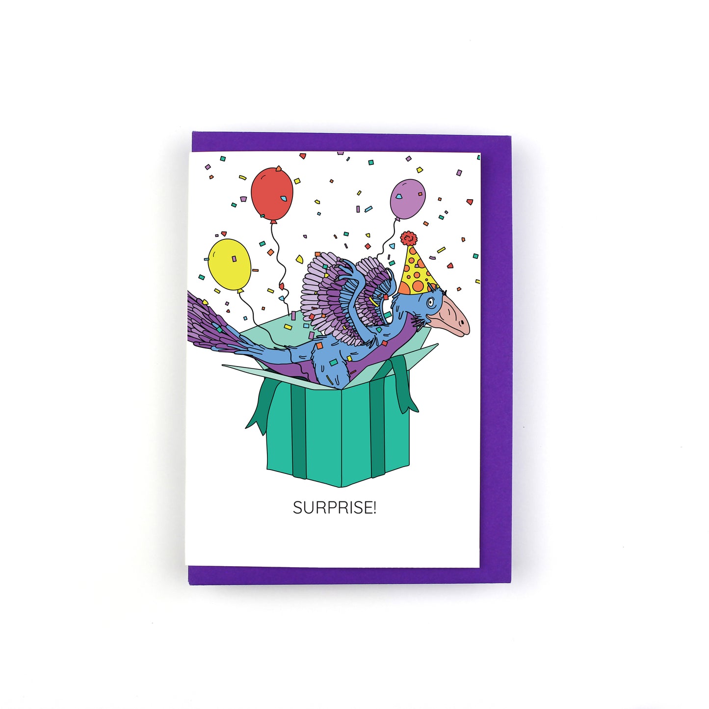 Surprise! Dinosaur Greeting Card