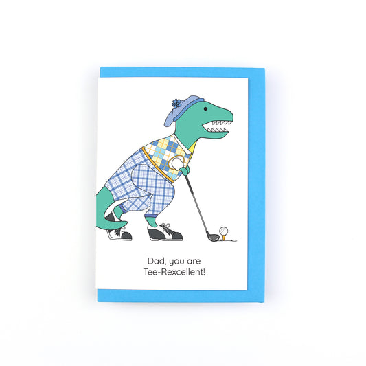 Tee-Rexcellent Dinosaur Greeting Card