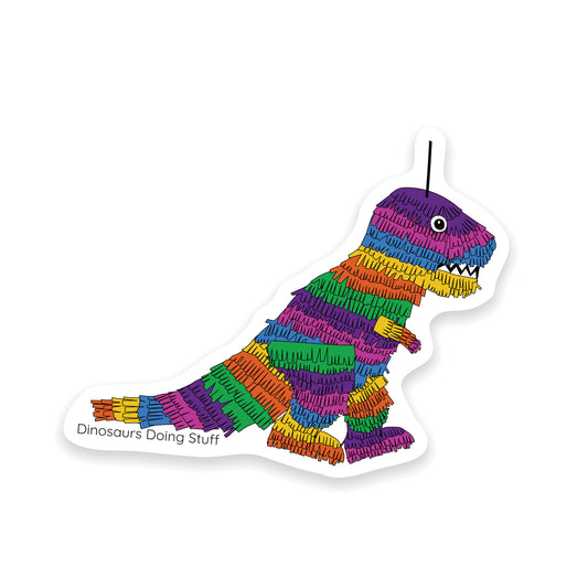 Pinata Dinosaur Vinyl Sticker