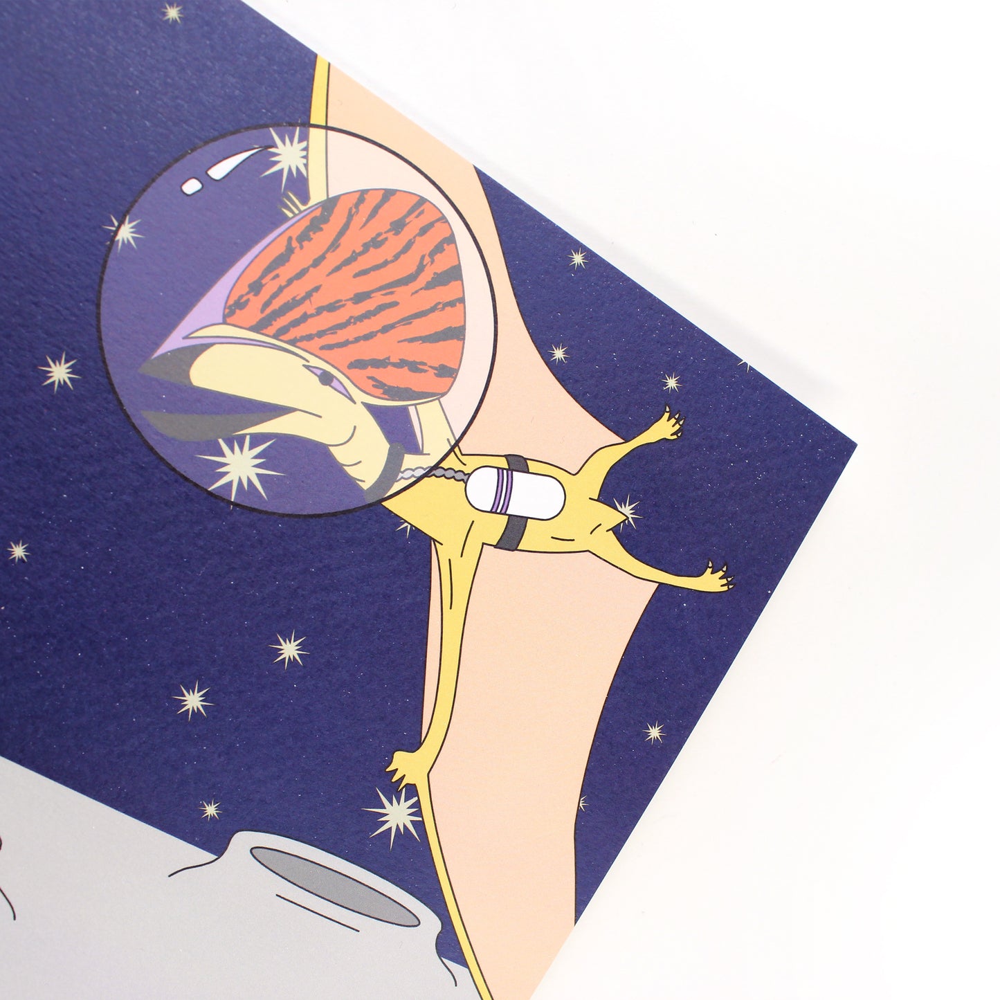 dinosaur space print