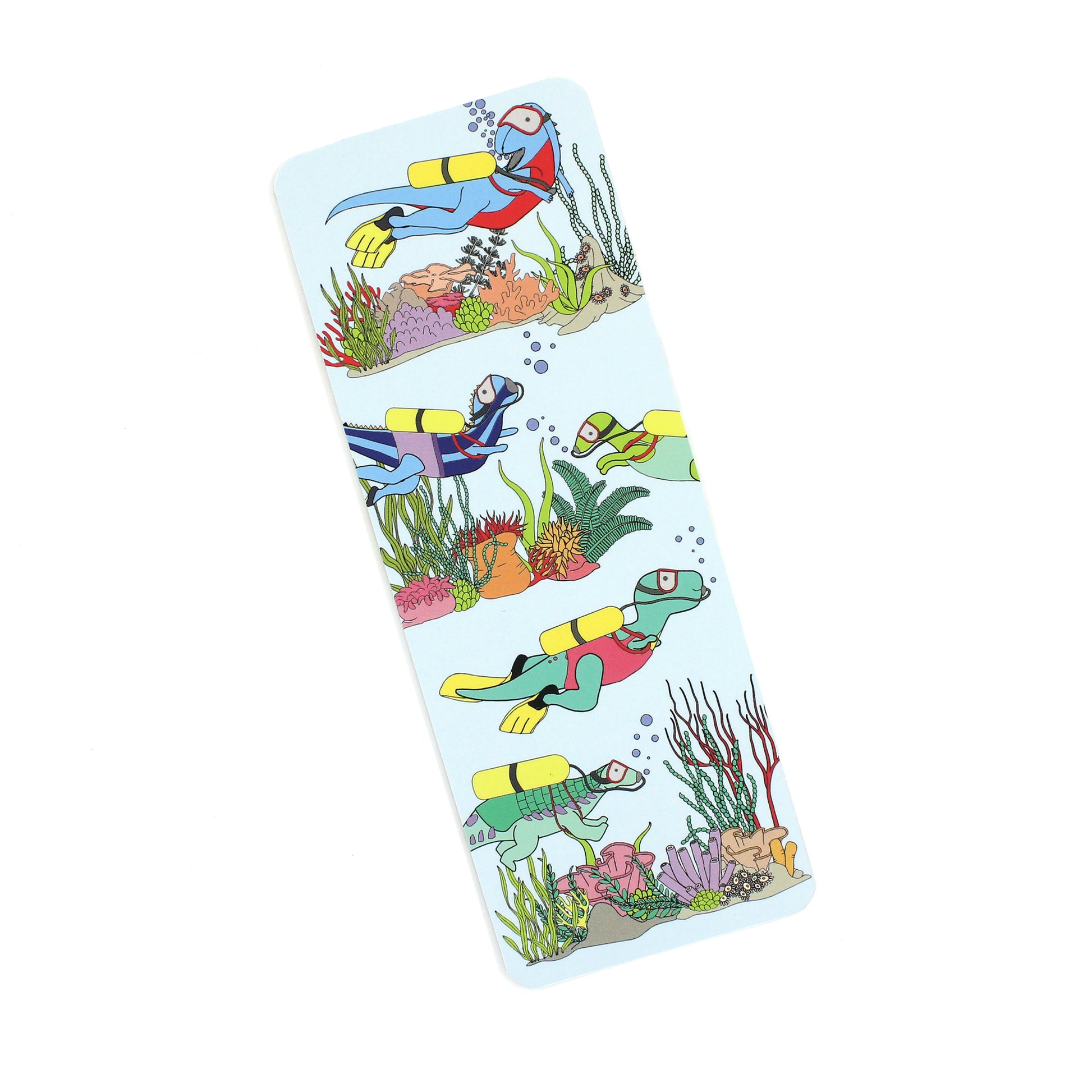 under the sea dinosaur bookmark