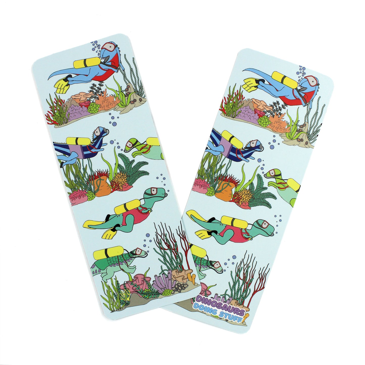 under the sea dinosaur bookmark