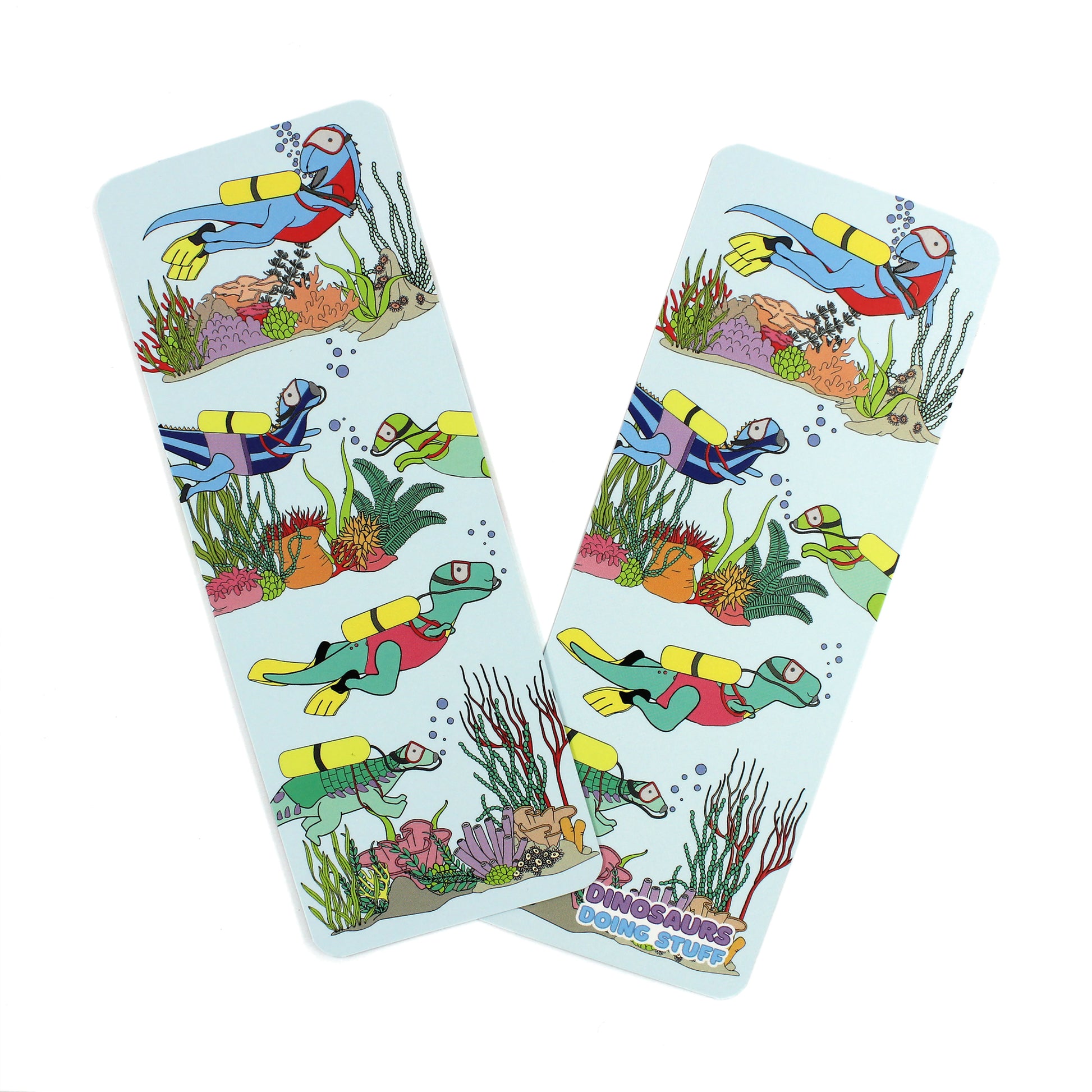 under the sea dinosaur bookmark