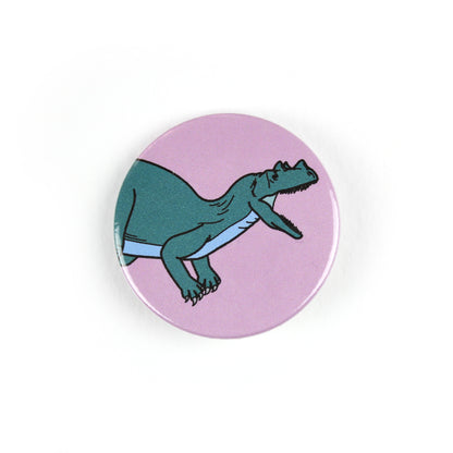 purple Ceratosaurus badge on a white background