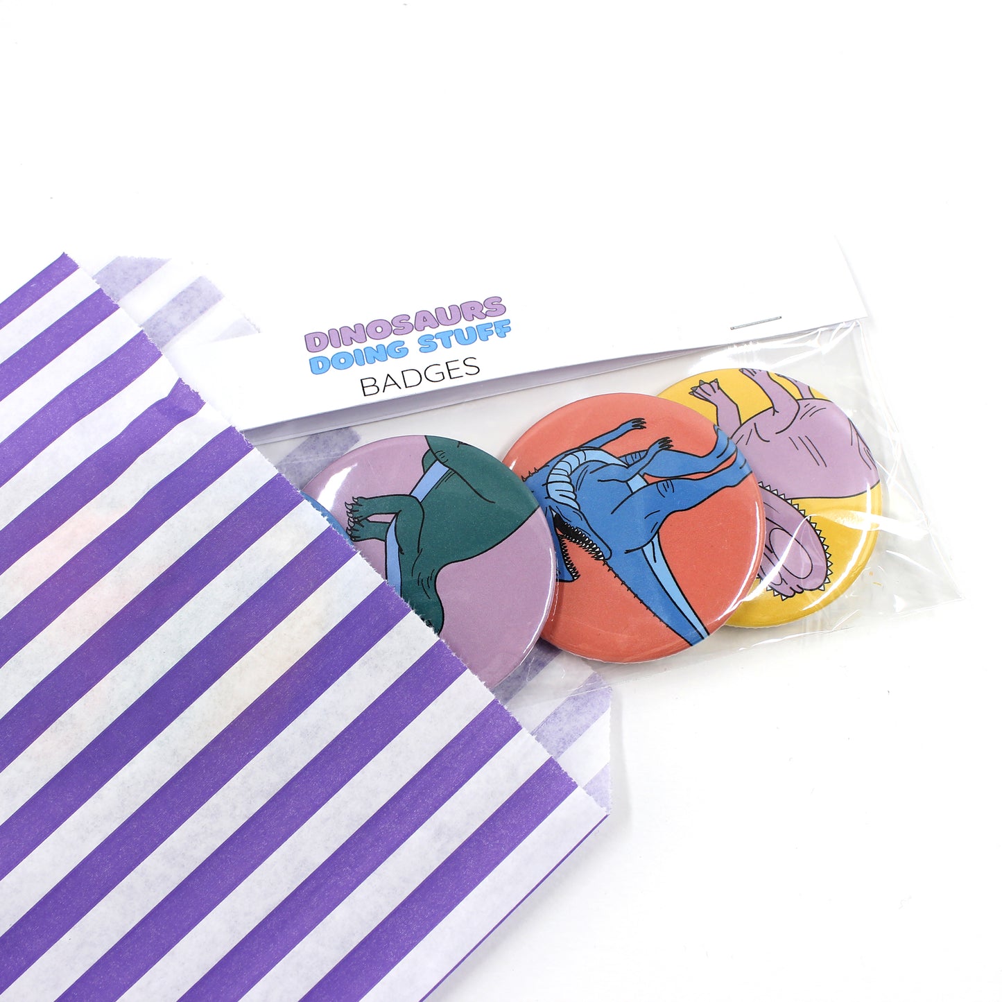 Dinosaur Badge 5 Pack