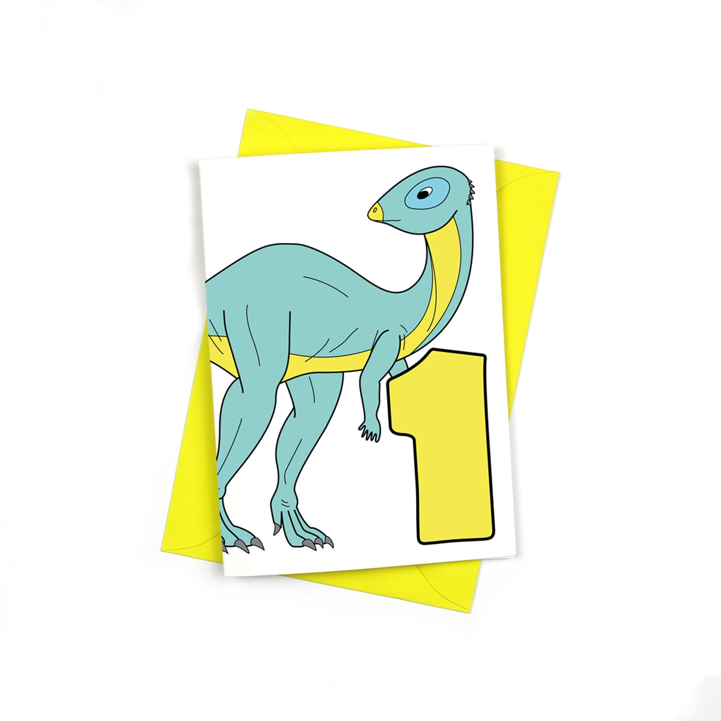 dinosaur number 1 card