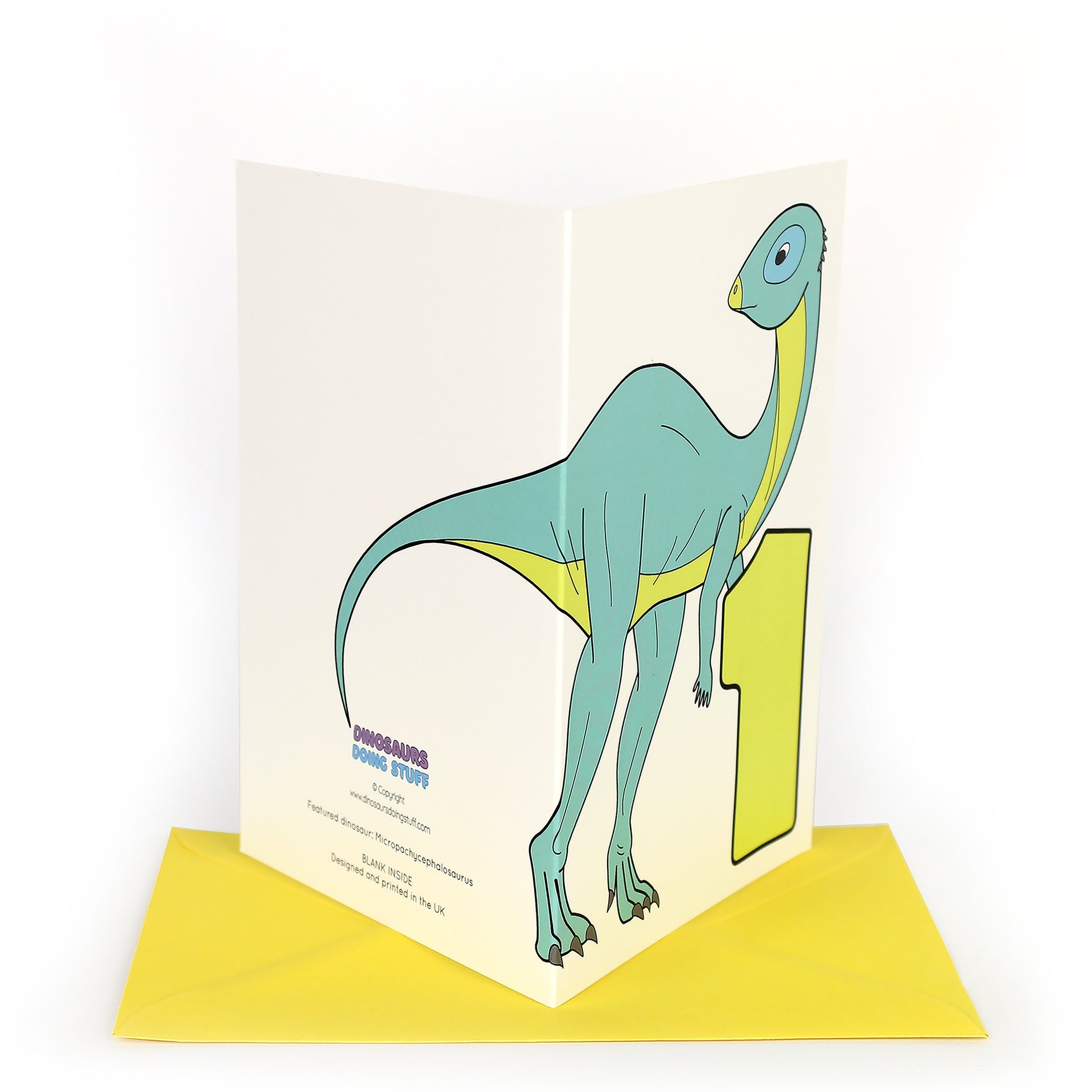 dinosaur number 1 card