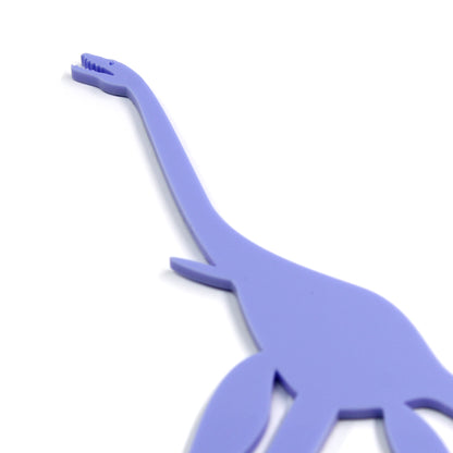 pastel blue plesiosaur dinosaur plant decoration