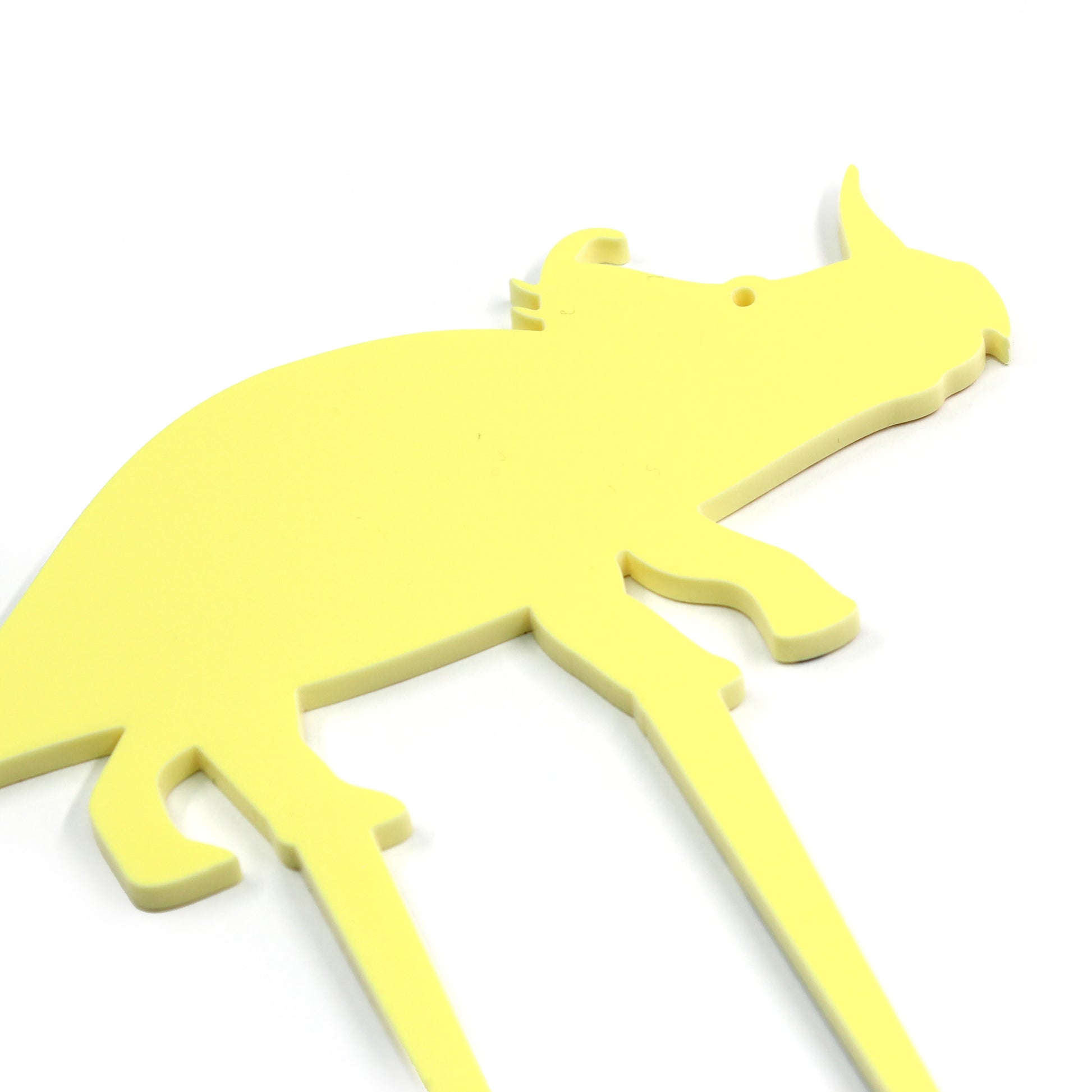 Yellow centrosaurus plant decoration