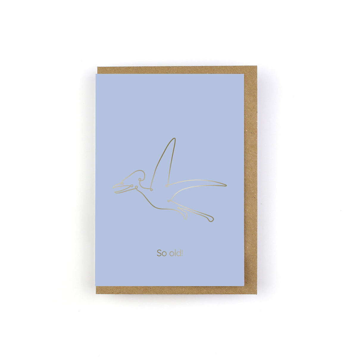 So Old! Dinosaur Greeting Card - Line-O-Saurs