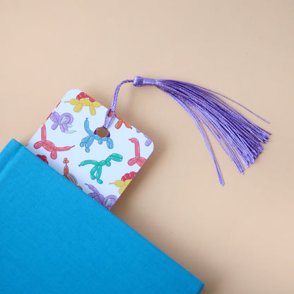 Balloon Animal Dinosaur Bookmark With Optional Tassel
