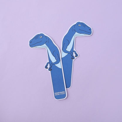 Velociraptor Dinosaur Bookmark