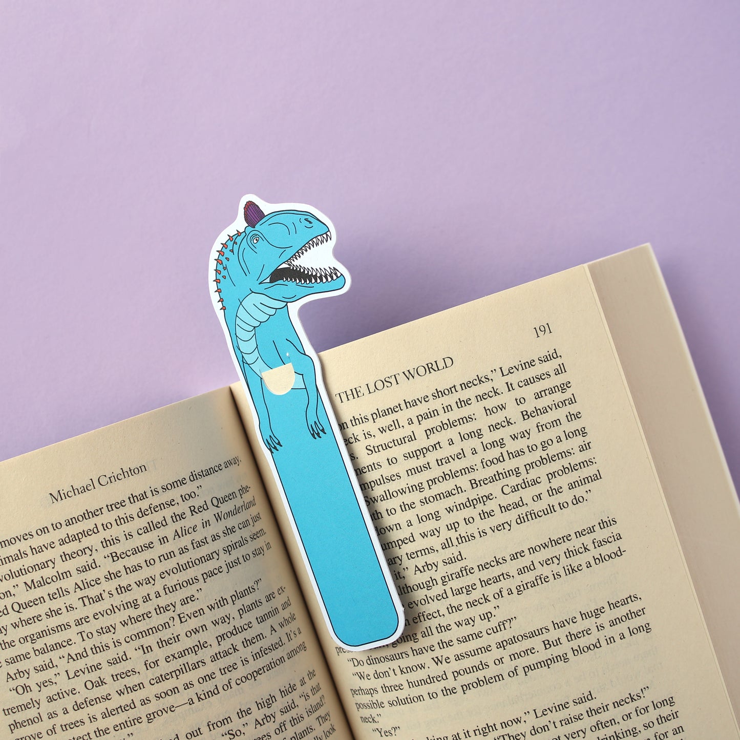 Cryolophosaurus Dinosaur Bookmark