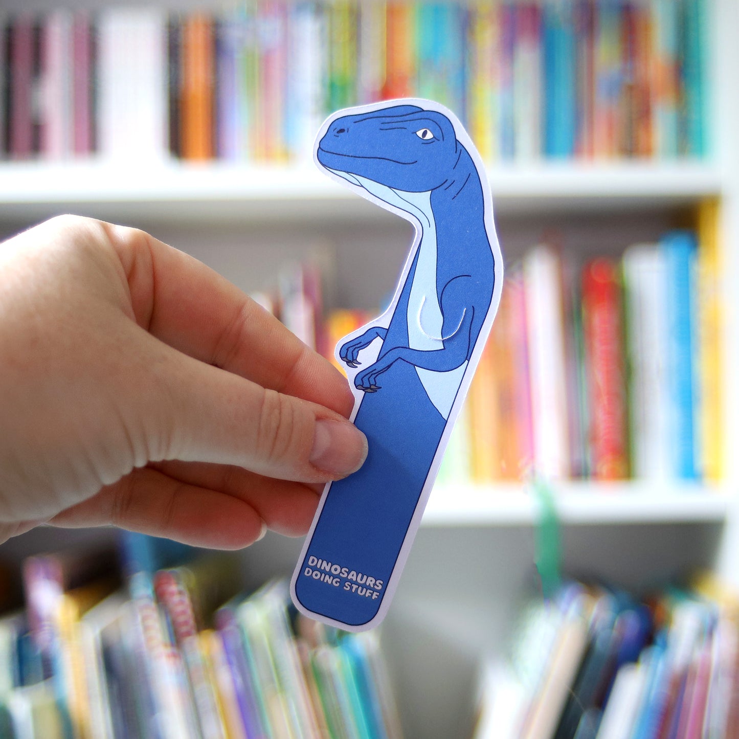 Velociraptor Dinosaur Bookmark