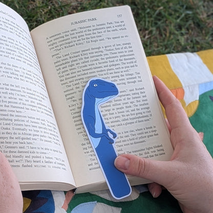 Velociraptor Dinosaur Bookmark