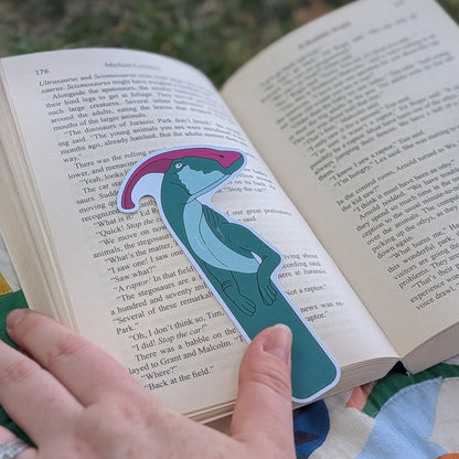 Parasaurolophus Dinosaur Bookmark