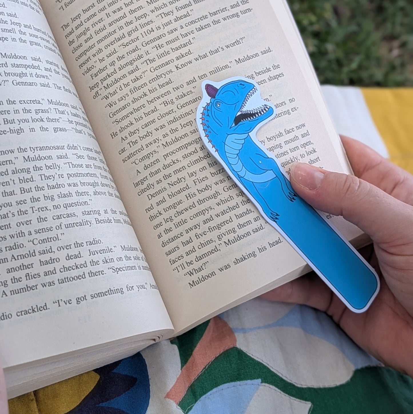 Cryolophosaurus Dinosaur Bookmark