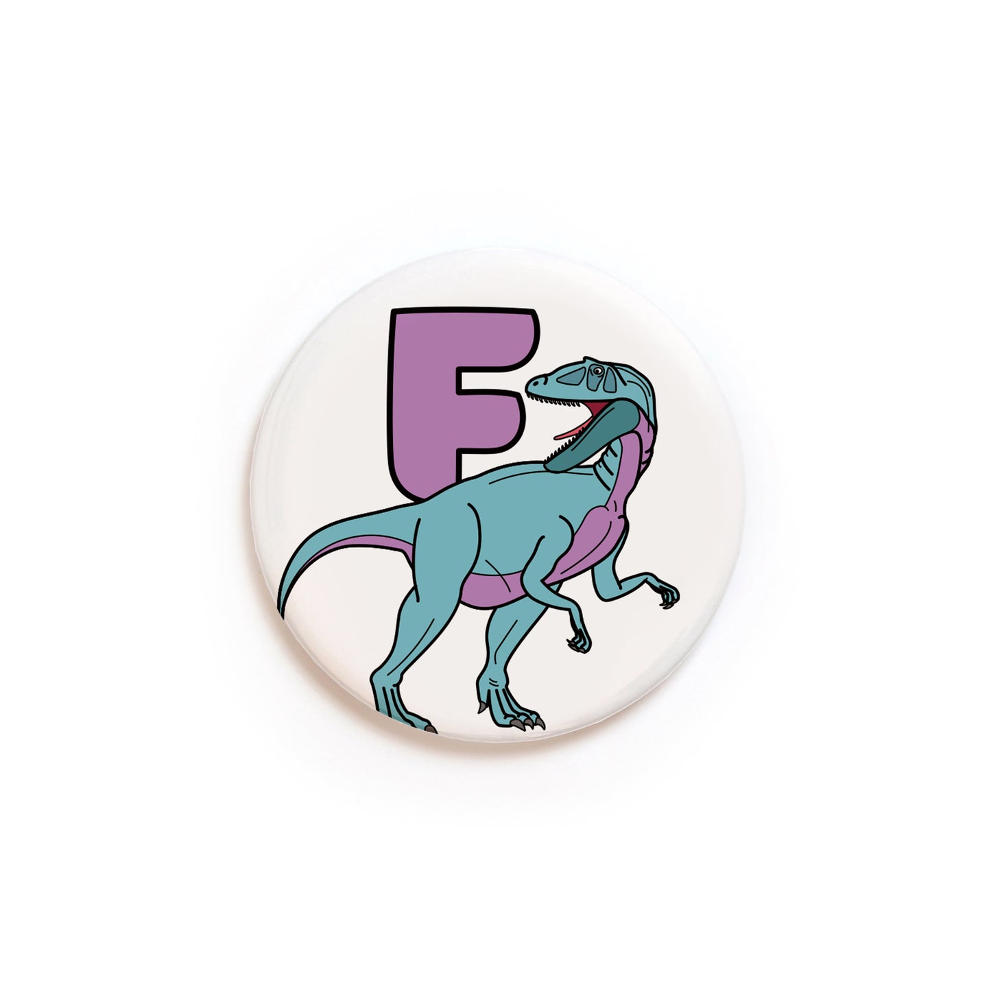Dinosaur Alphabet F Greeting Card