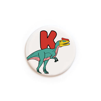 Dinosaur Alphabet K Greeting Card
