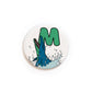 Dinosaur Alphabet M Greeting Card