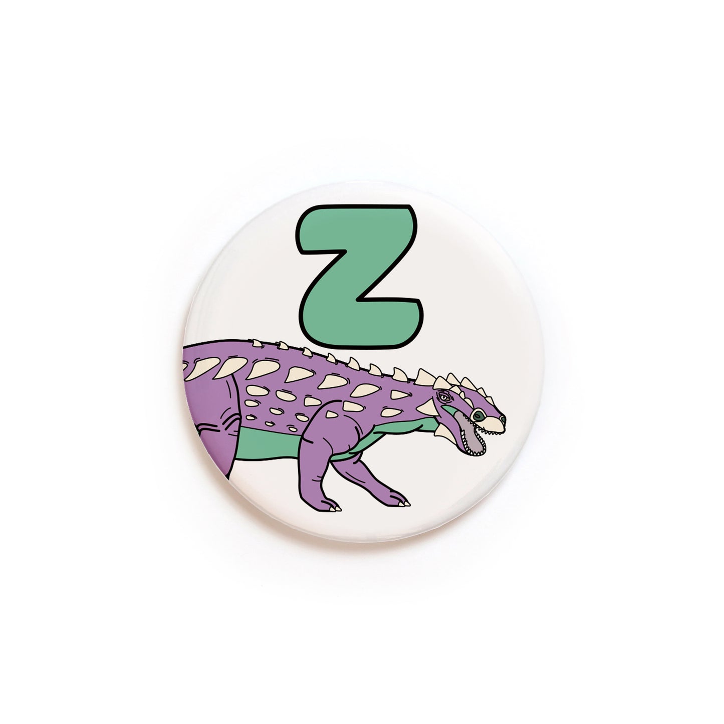 Dinosaur Alphabet Z Greeting Card