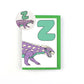 Dinosaur Alphabet Z Greeting Card